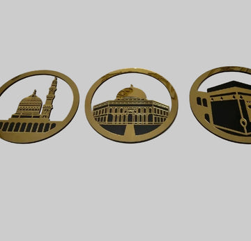 Islamic Landmarks 3 piece Frame Set