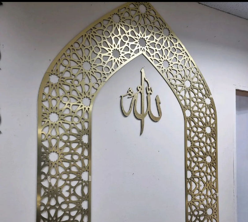Geometric design mehrab for home decor